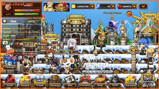 Heroes Town online : 2D MMORPG screenshot