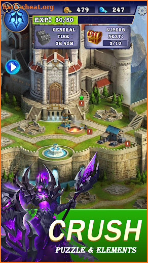 Heros Conquest & Puzzles:Match-3 RPG screenshot