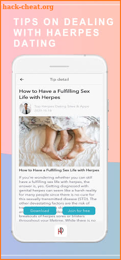 Herpes Dating & Positive Singles App - STD Dating screenshot