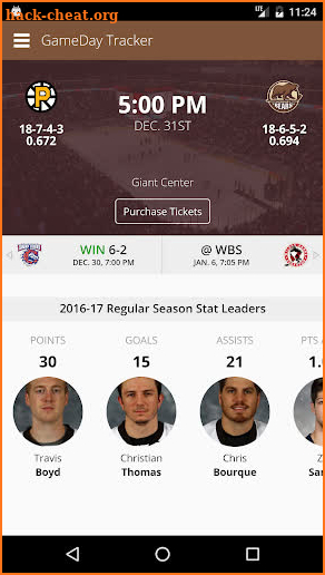 Hershey Bears screenshot