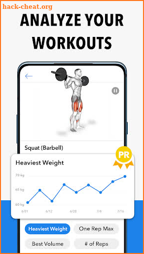 Hevy - Workout Tracker Planner Weight Lifting Log screenshot