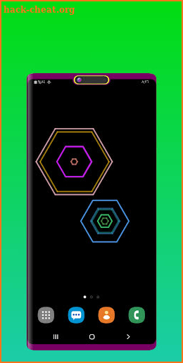 Hex AMOLED Neon Live Wallpaper screenshot