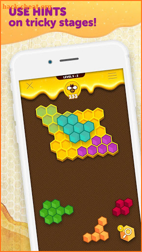 Hexa Buzzle screenshot