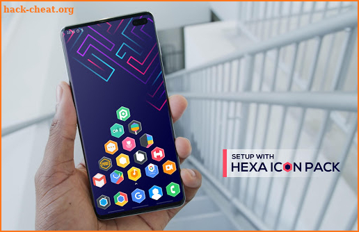 Hexa Icon Pack : Hexagonal screenshot