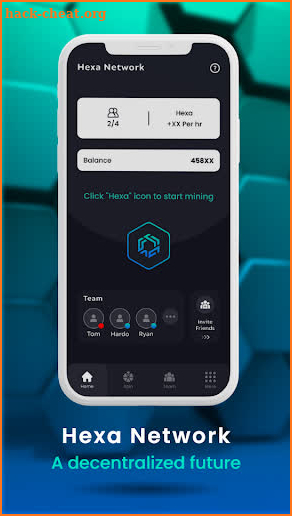 Hexa Network screenshot