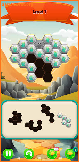 Hexa Pair: Puzzle Race screenshot