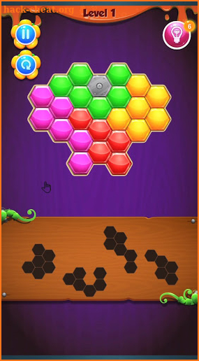 Hexa Puzzle Game Deluxe screenshot