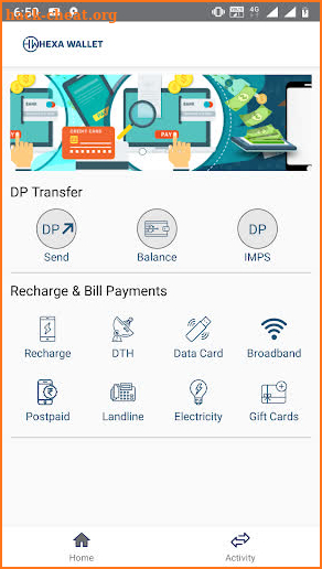 Hexa Wallet screenshot