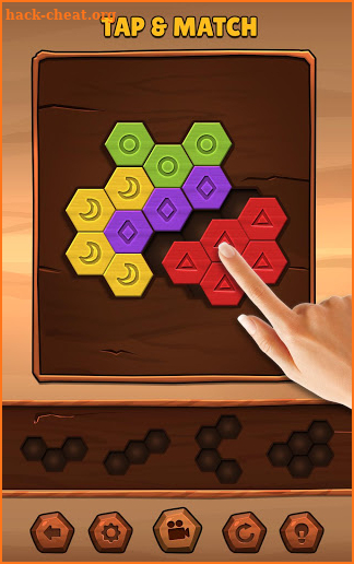 Hexa Wood Puzzle screenshot