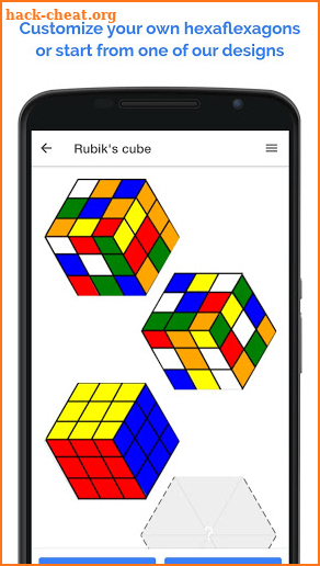 Hexaflexagons screenshot