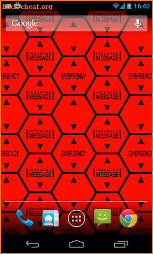 Hexagon Battery Indicator LWP screenshot