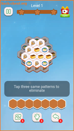 Hexagon Tile Match screenshot