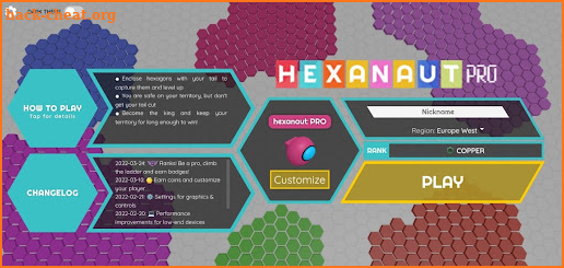 hexanaut.io PRO  King of Snake screenshot