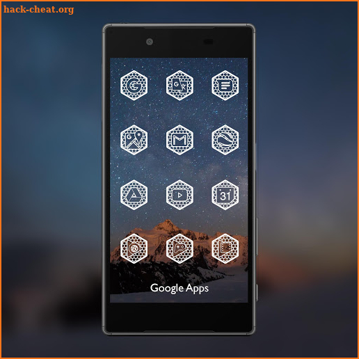 Hexanet White - Icon Pack screenshot