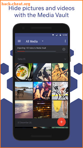 Hexlock App Lock & Photo Vault screenshot