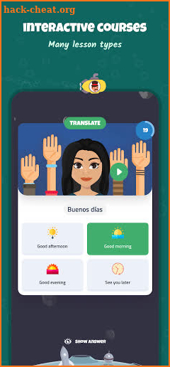 Hey! Lingo - Language Courses screenshot