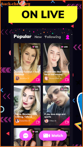 Hey Live-Meet New People on Live Stream Video Chat screenshot