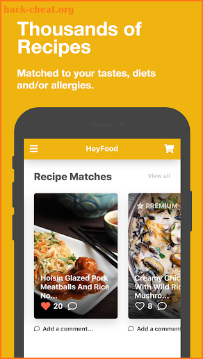 HeyFood - Recipes & Meal Planner screenshot