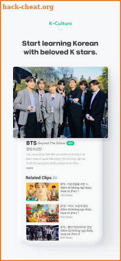 HEYSTARS - Learn Korean with K-Pop, K-Star screenshot
