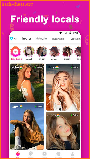 HeyU – Live audio-video calling screenshot