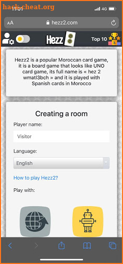 Hezz2: Moroccan card game screenshot