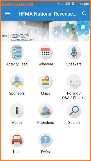 HFMA National Events screenshot