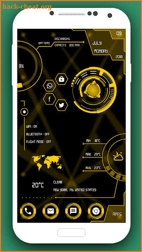 Hi-tech Circuit Launcher 2019 - Hitech Theme screenshot