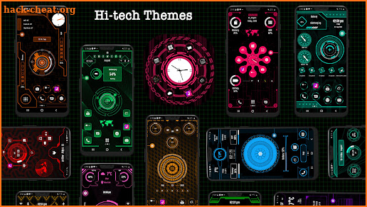 Hi-tech Themer Launcher 2022 screenshot