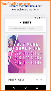 Hibbett Sports screenshot