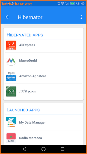Hibernator -  Hibernate apps & Save battery screenshot