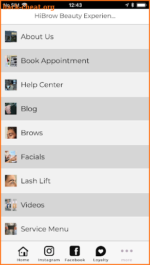 HiBrow Beauty Experience screenshot