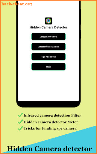 Hidden camera detector - Spy camera finder screenshot