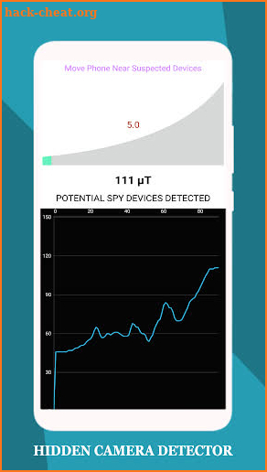 Hidden Camera detector Spy devices detector screenshot