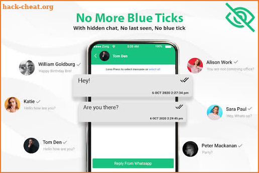 Hidden Chat For Whatsapp - Unseen No Last Seen screenshot