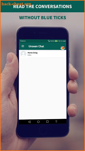 Hidden Chat: Unseen – No last Seen  Hide Blue Tick screenshot