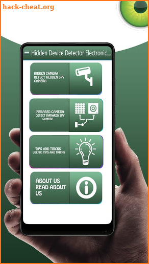 Hidden Device Detector IR Bug Detector 2020 screenshot