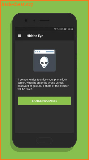 Hidden Eye - Intruder Selfie, Eye Catching screenshot