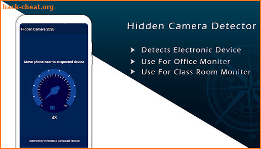 Hidden IR Camera Detector & hidden cam finder screenshot