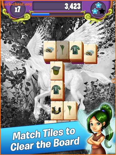 Hidden Mahjong Unicorn Garden screenshot