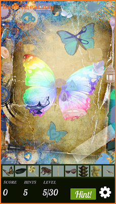 Hidden Object - Butterfly Garden screenshot