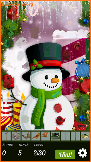 Hidden Object Game - Cute Christmas screenshot