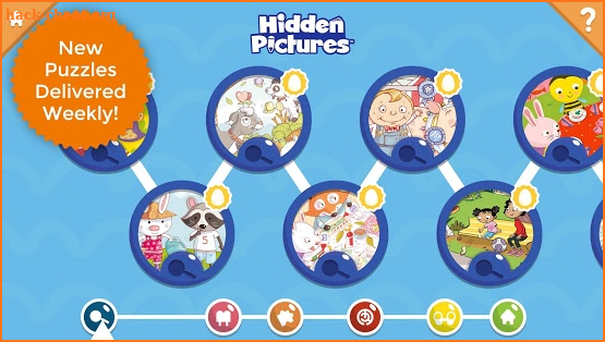 Hidden Pictures Puzzle Town screenshot