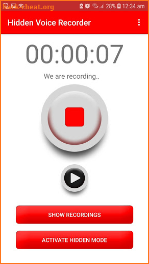 Hidden Voice Recorder screenshot