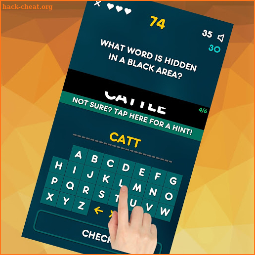 Hidden Word Brain Exercise PRO screenshot