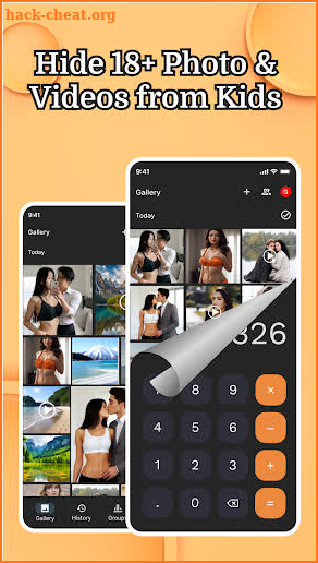 Hide 18+ Photos in Calculator screenshot