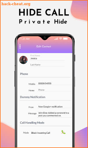 Hide SMS And Call screenshot