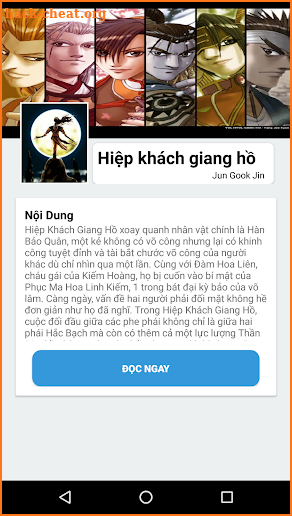 Hiệp Khách Giang Hồ Truyện Tranh screenshot