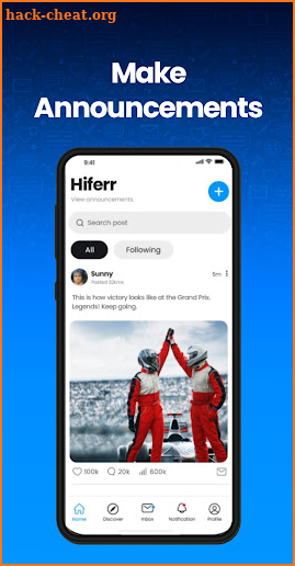 Hiferr – Tell the world screenshot