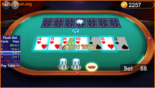 High Card Flush Poker screenshot