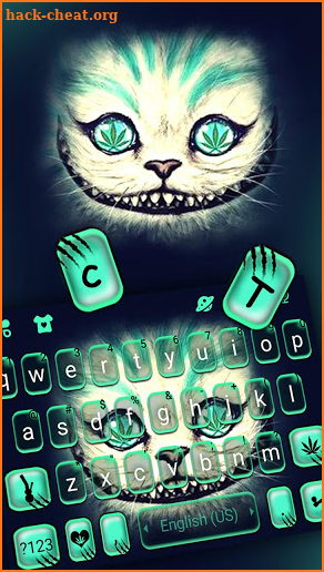 High Cat Smile Keyboard Theme screenshot